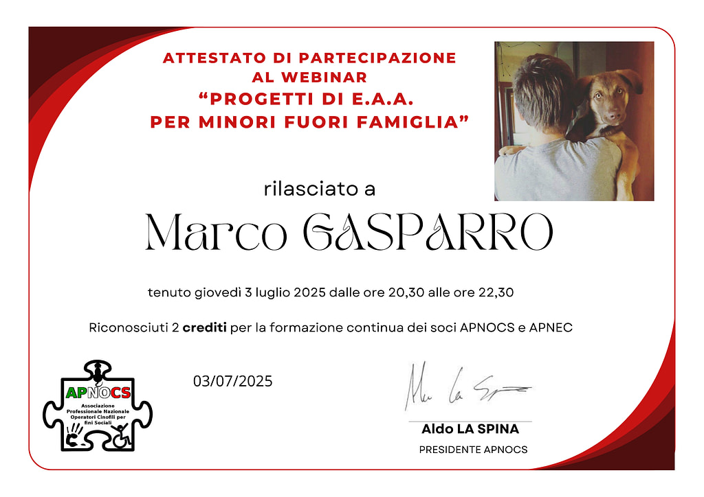 Progetti di E.A.A. per minori fuori famiglia