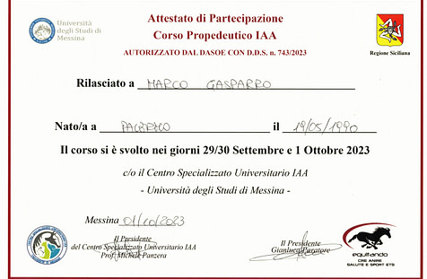 Corso Propedeutico I.A.A. per Responsabile di Attività'