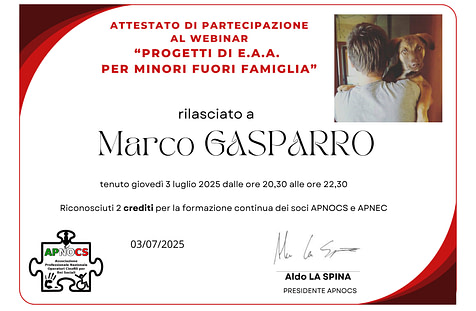 Progetti di E.A.A. per minori fuori famiglia