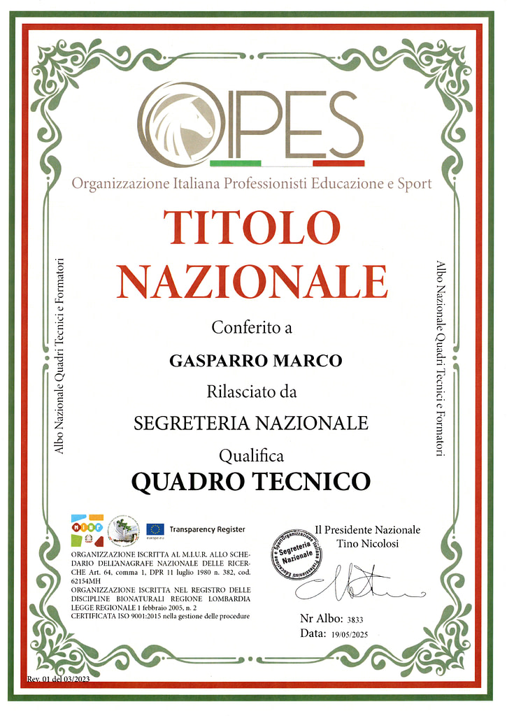 Quadro tecnico OIPES