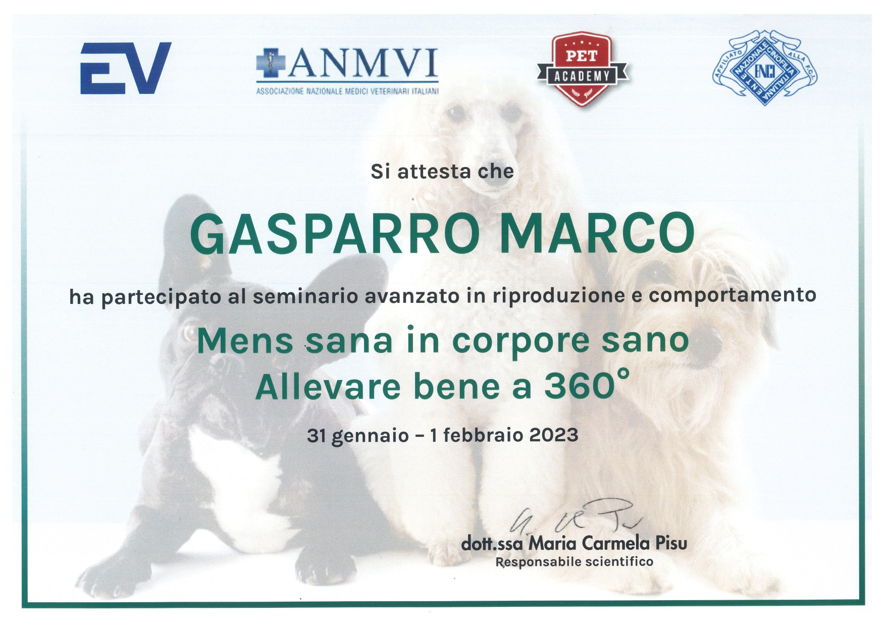 Mens sana in corpore sano, Allevare bene a 360°
